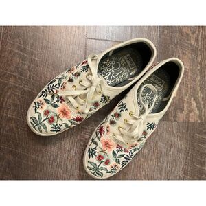 Keds Rifle Paper Co Limited Ed Herb Garden Embroidered Size 5 Shoe